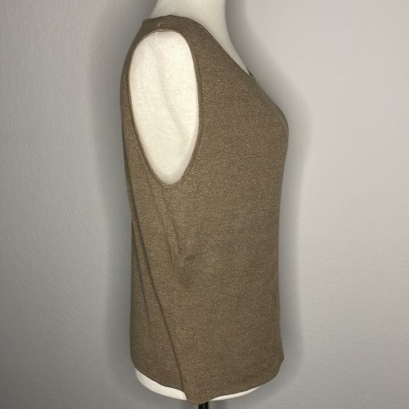 CHICO’S vintage linen blend sweater shell - Picture 3 of 7